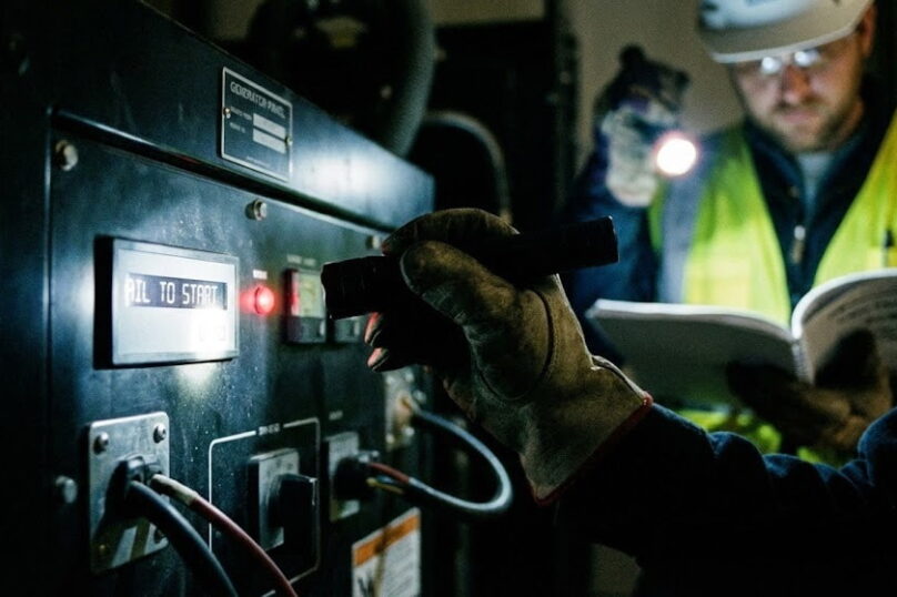 Jenerator devreye girmezse kontrol paneli hata kodlari